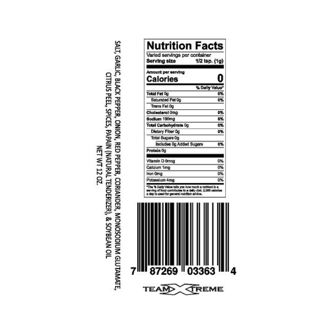 XTC Steak Seasoning Steak Dust Texas seasoning BBQ rubs
